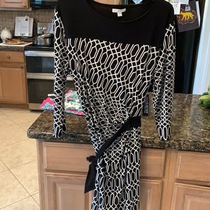 New York company black dress NWT